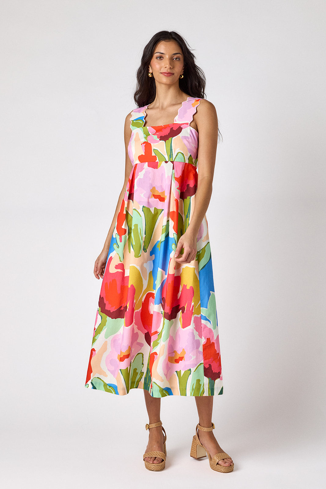 Evie Dress - Painted Petals