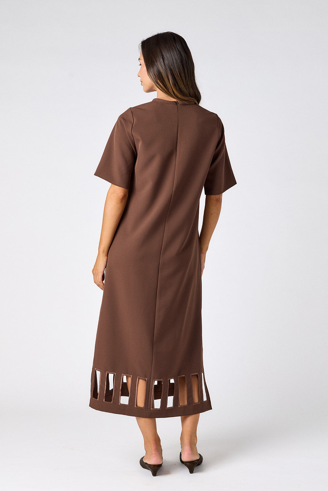 Grayson Dress - Brownie