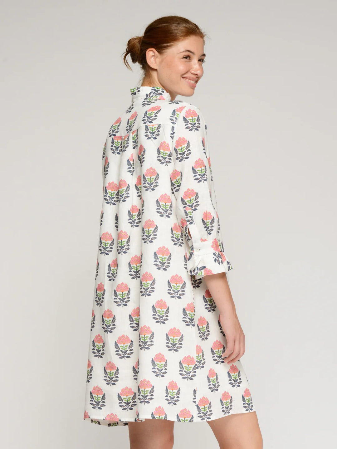 Dress- Floral Block Print