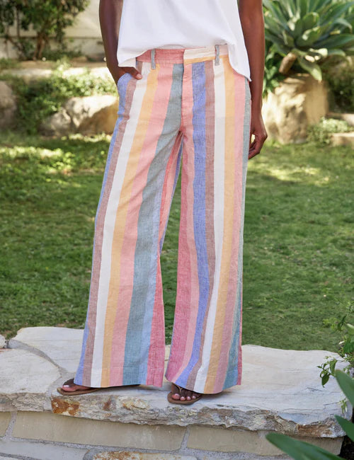 West Village Trouser - Cabana Stripe