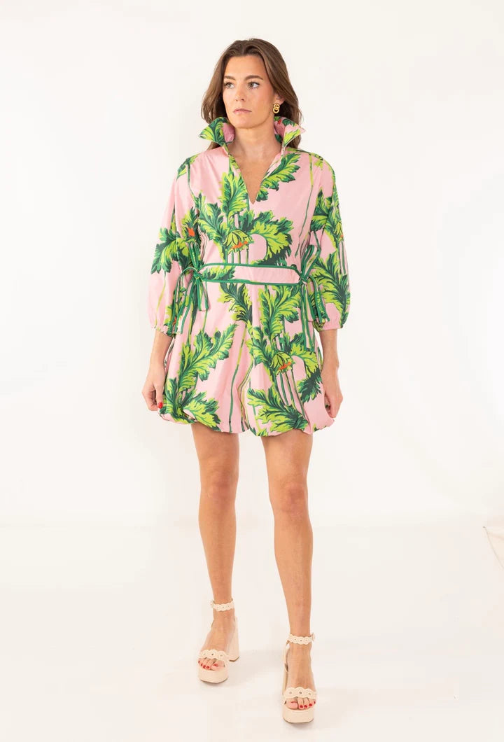 Pink Regency Birdie Bubble Short