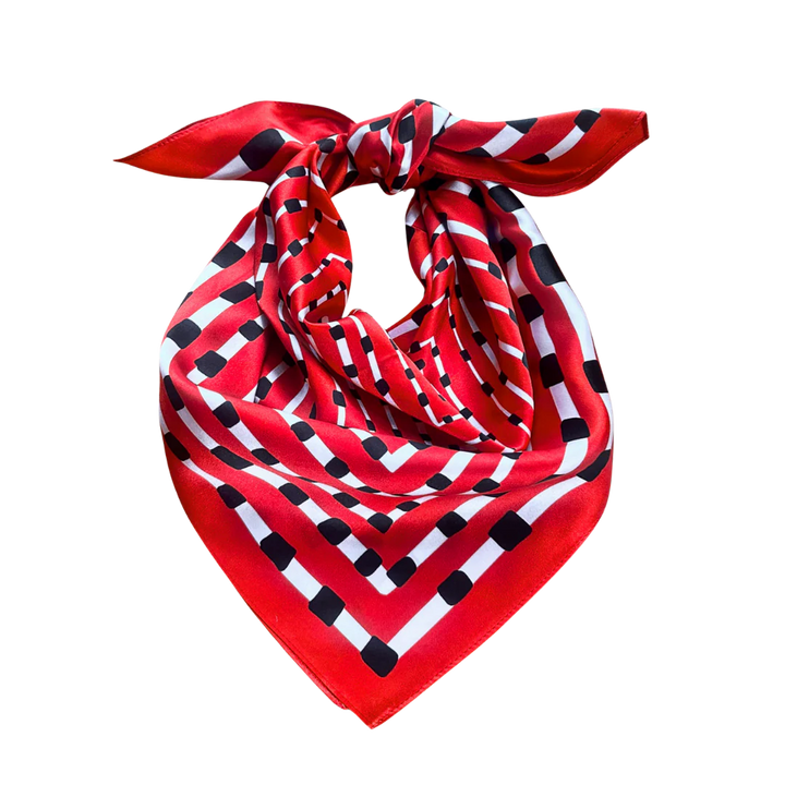 Swells Red + Black Scarf