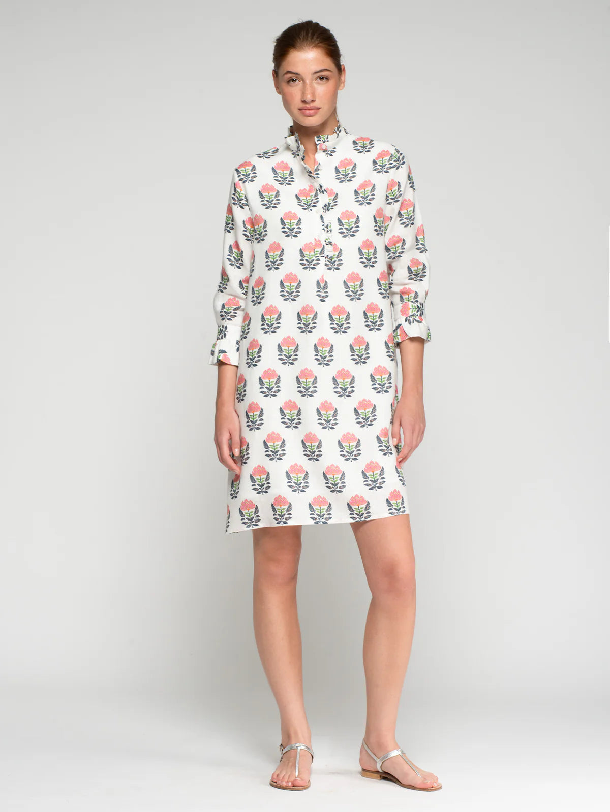 Dress- Floral Block Print