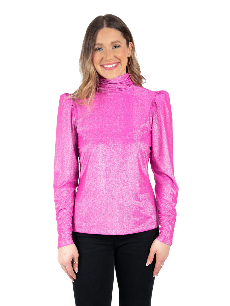 Tessa Turtleneck Fuschia