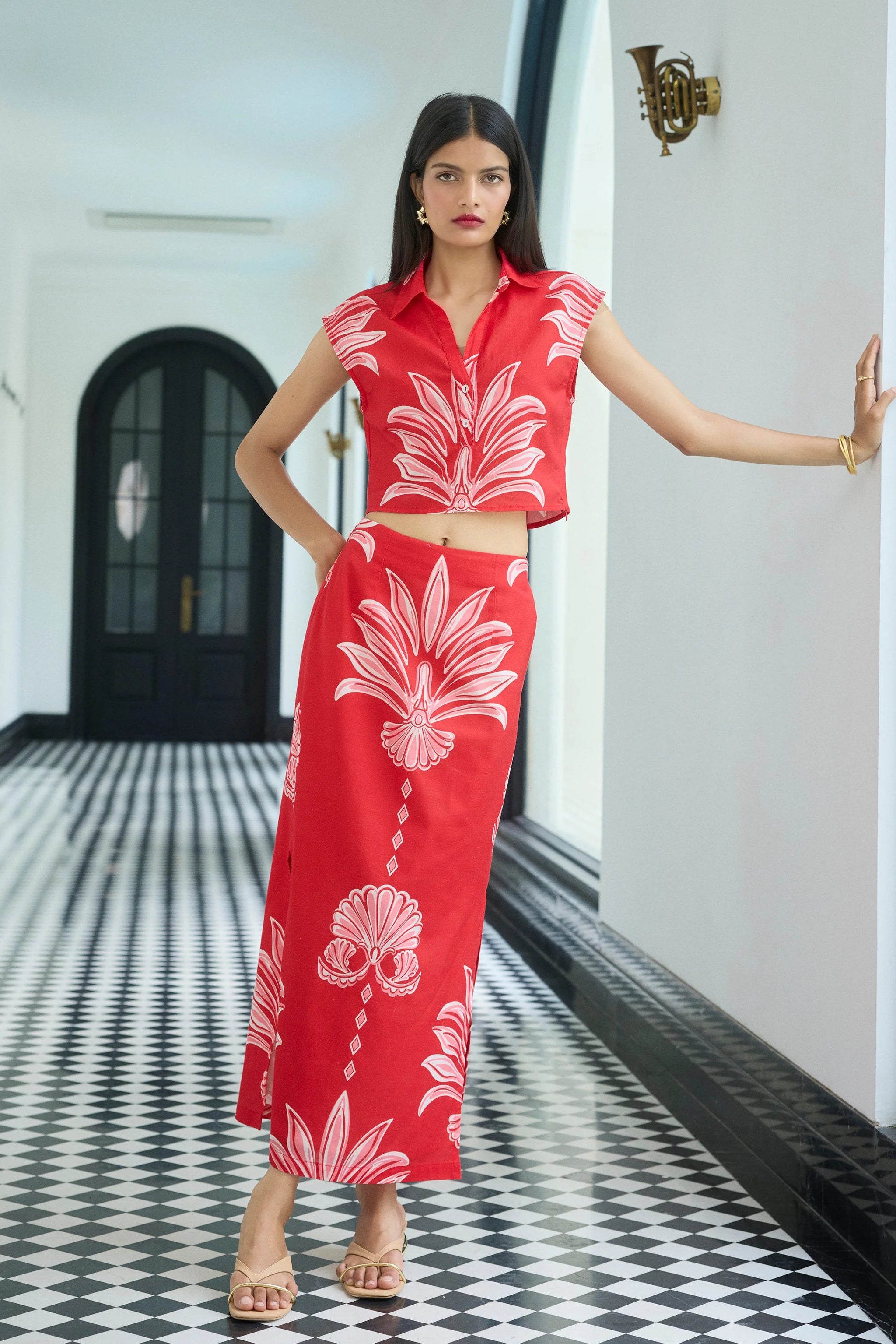 Alba Top - Palm Springs Rouge