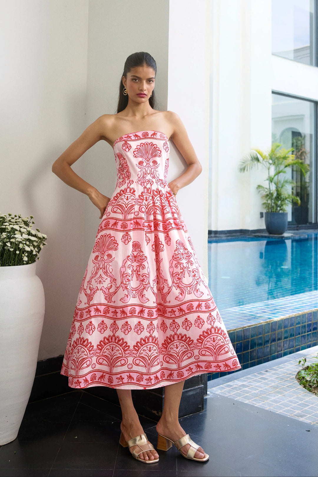 Rory Dress - Fontana Blush