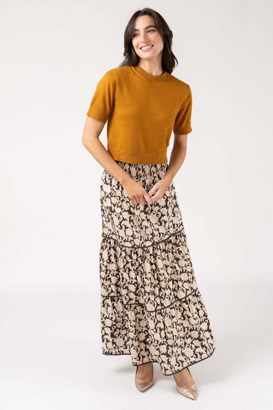 Maya Skirt - Cocoa