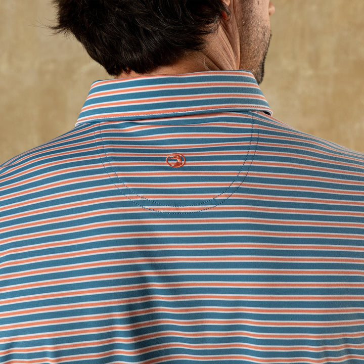 Summerford Performance Jersey Polo-Sunwashed Blue
