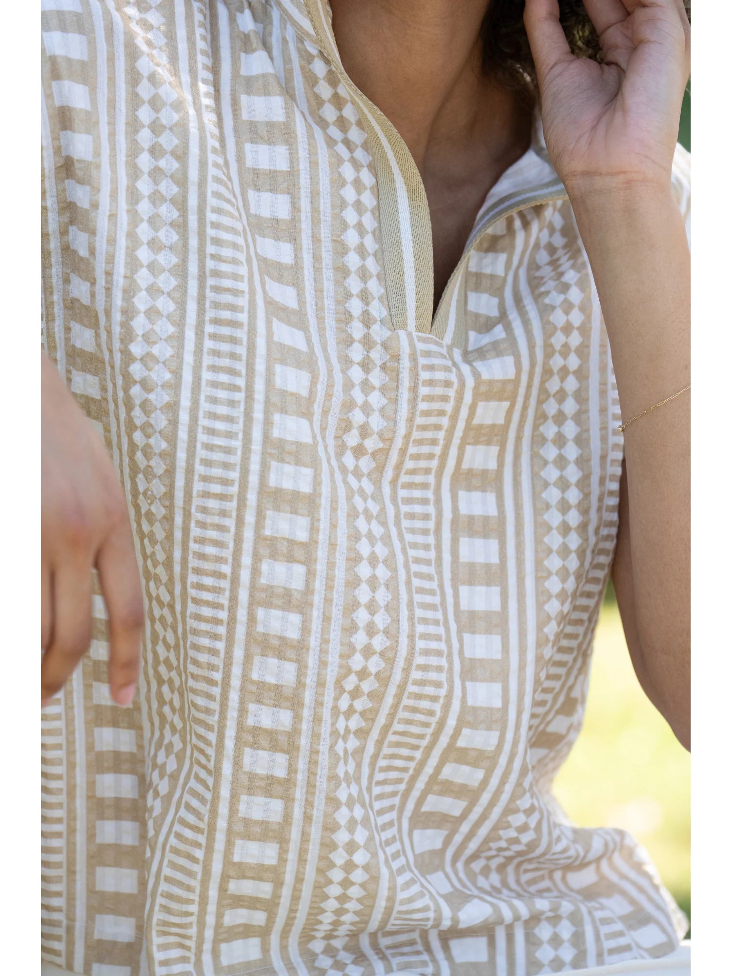 Riviera Top - Piazza Stripe