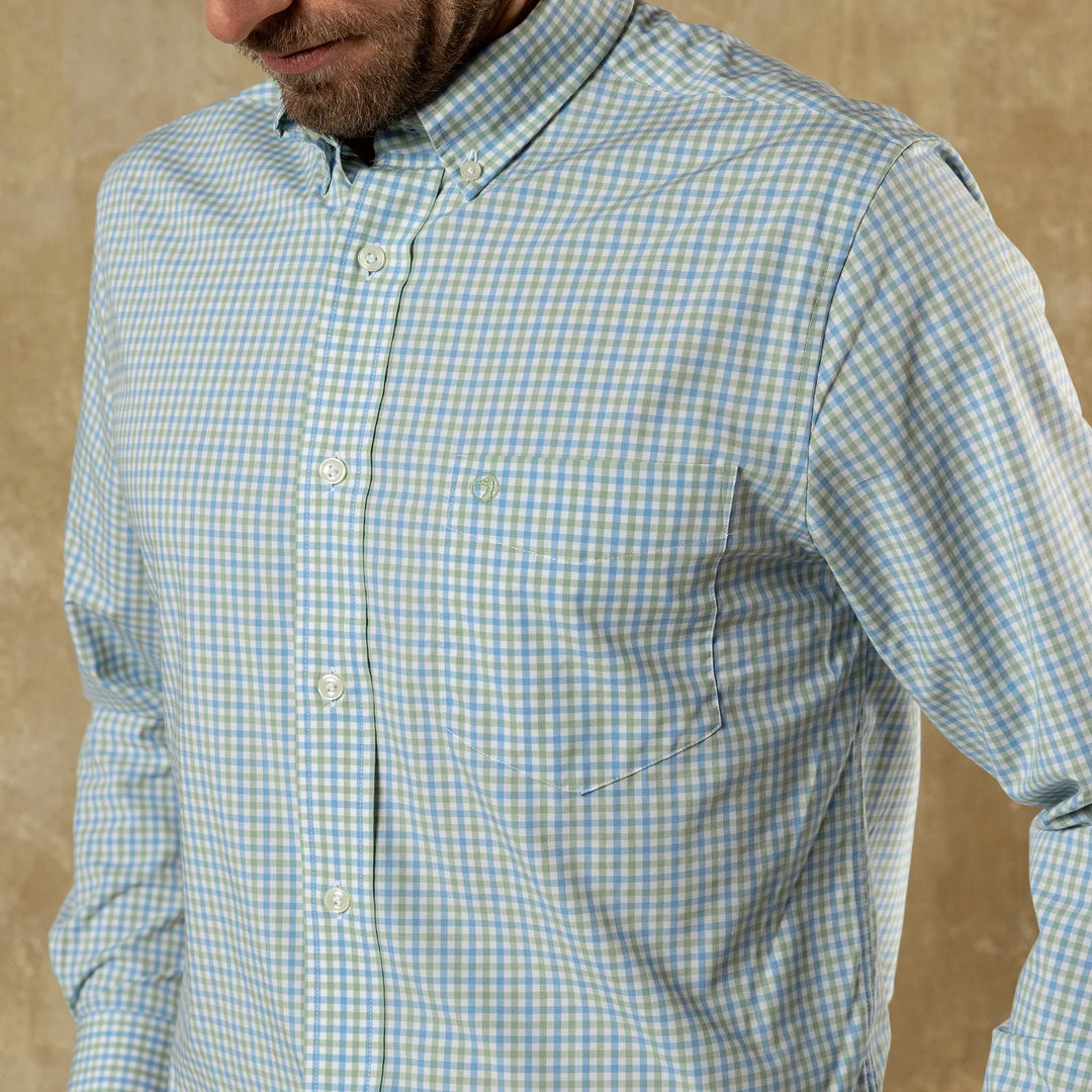 Performance Poplin Sport Shirt-Sage