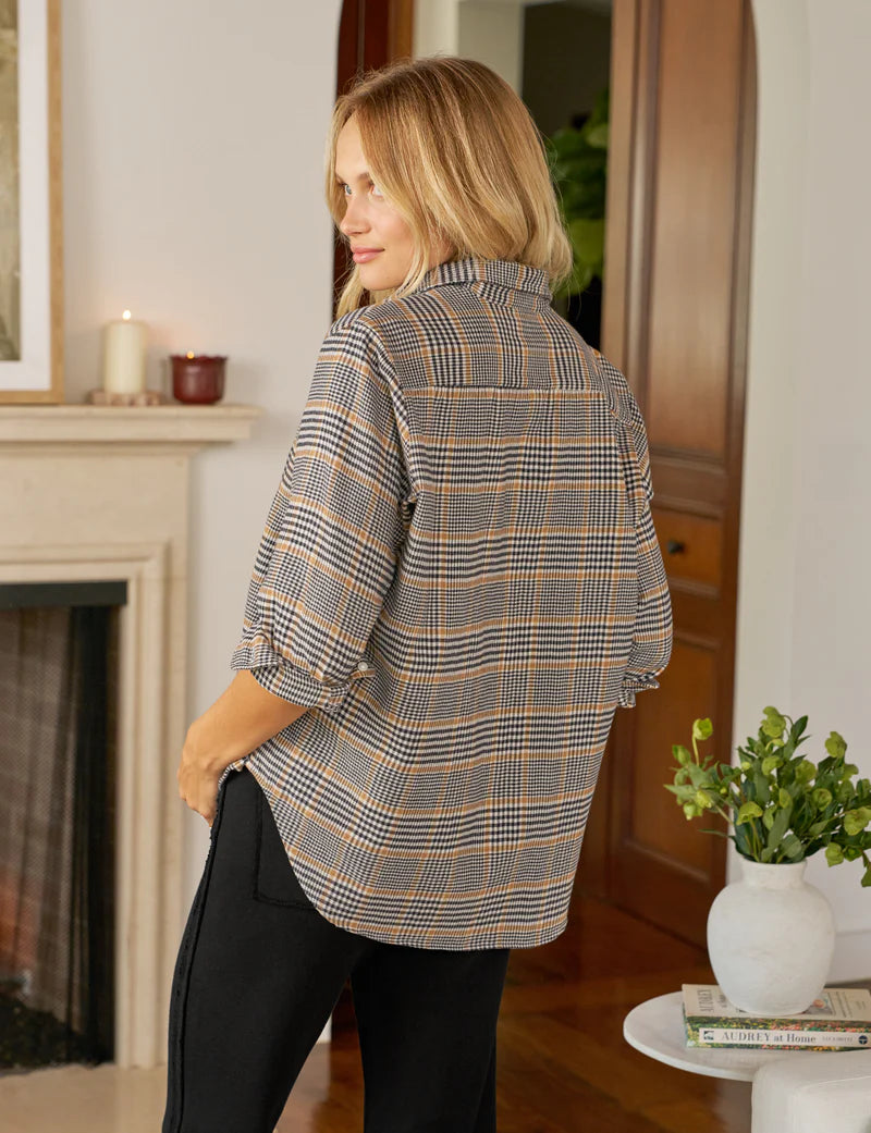 Eileen Relaxed Button-Up Shirt-EXCB