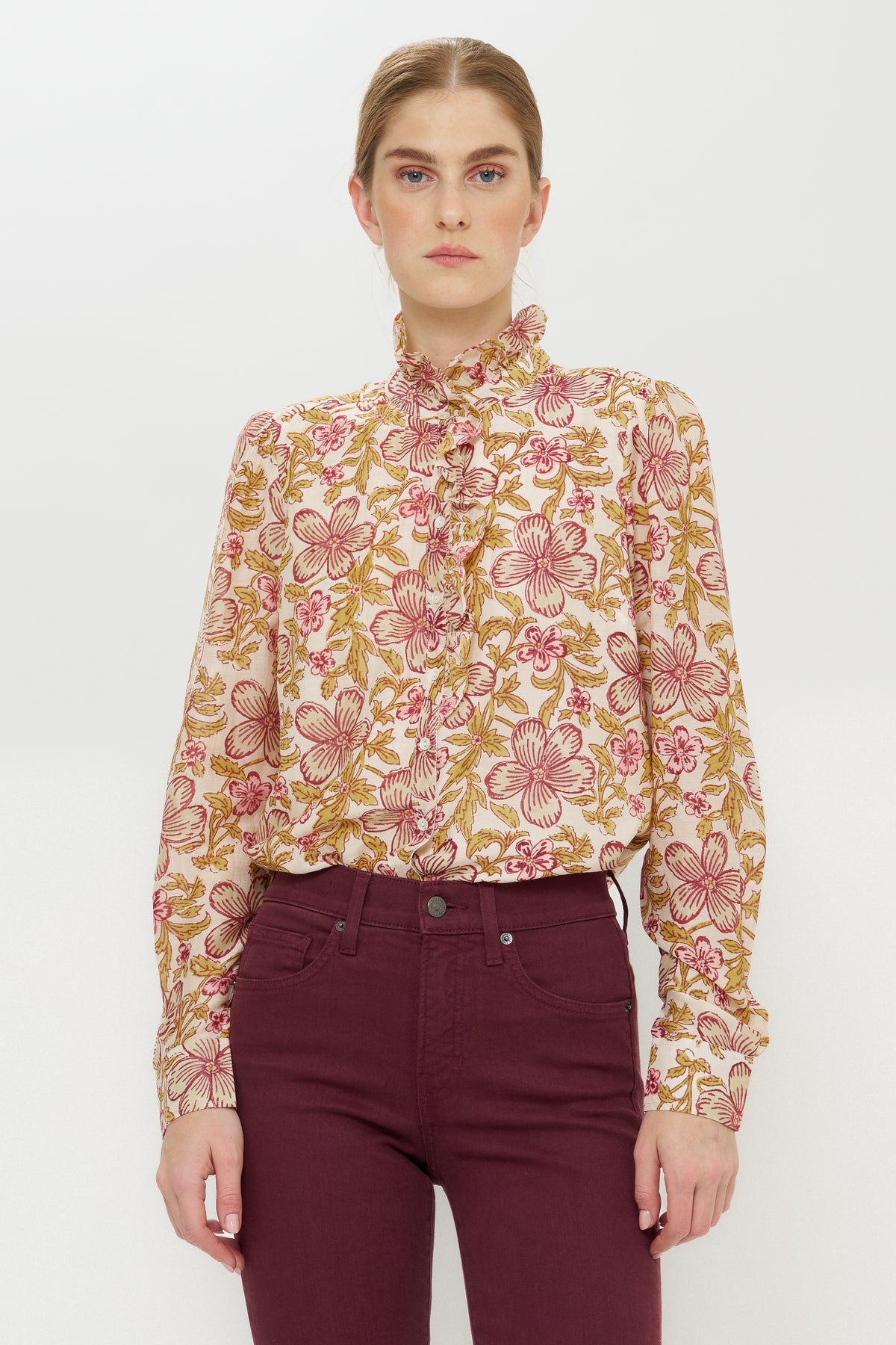 Romy Blouse - Linz Plum