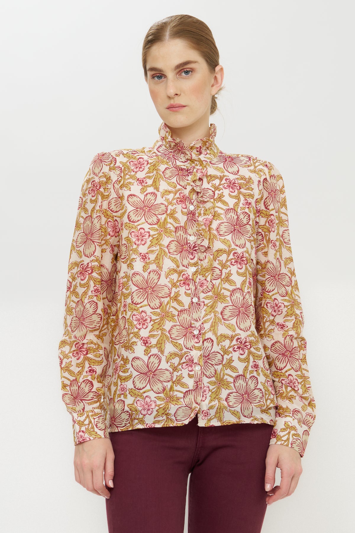 Romy Blouse - Linz Plum
