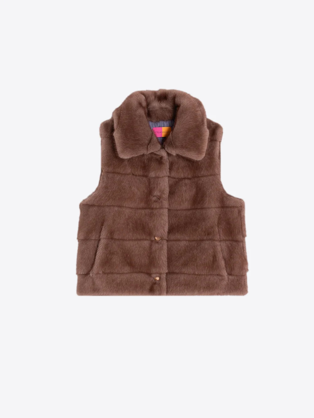 33764 Camel Fur Vest