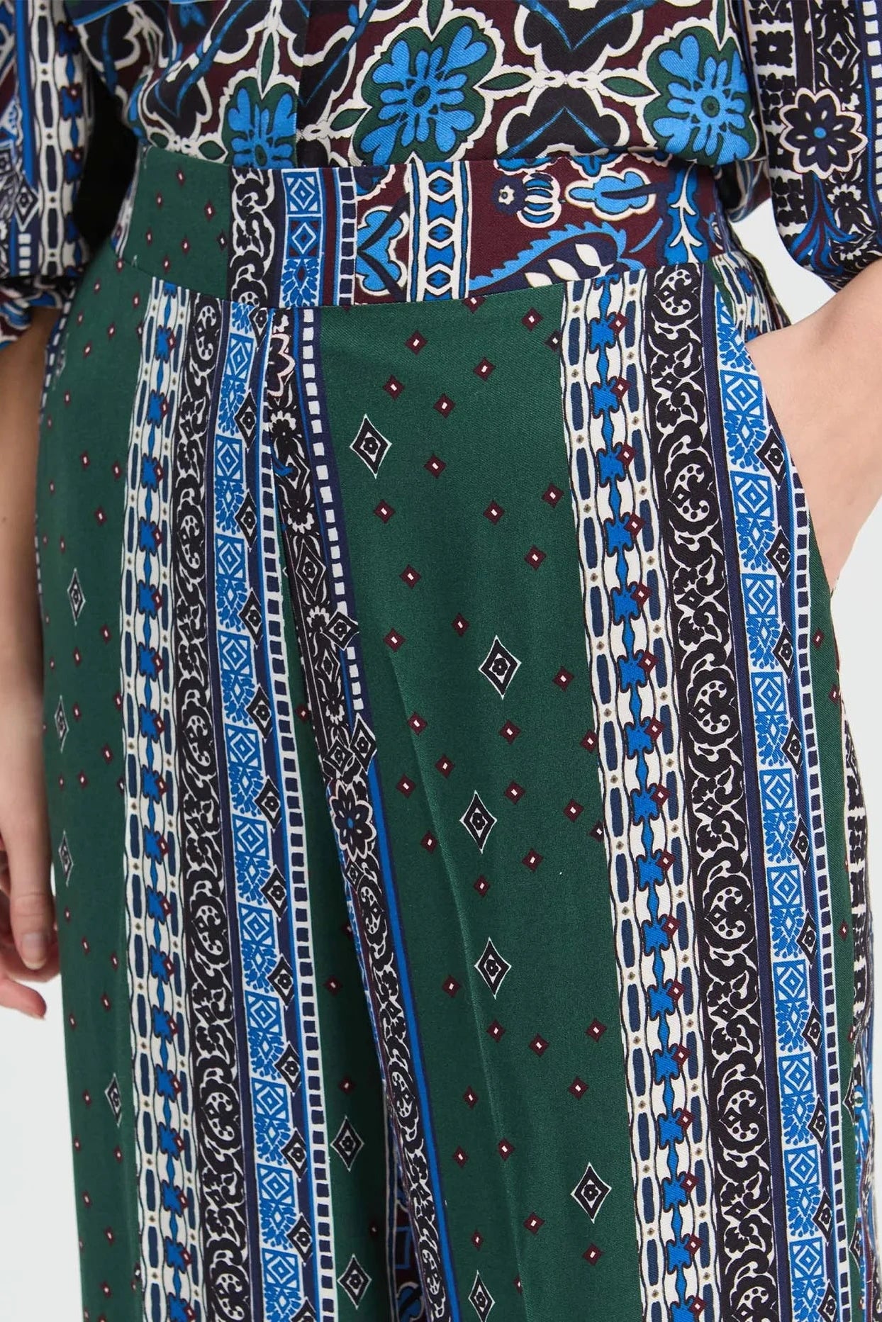 Border and Flower Trouser