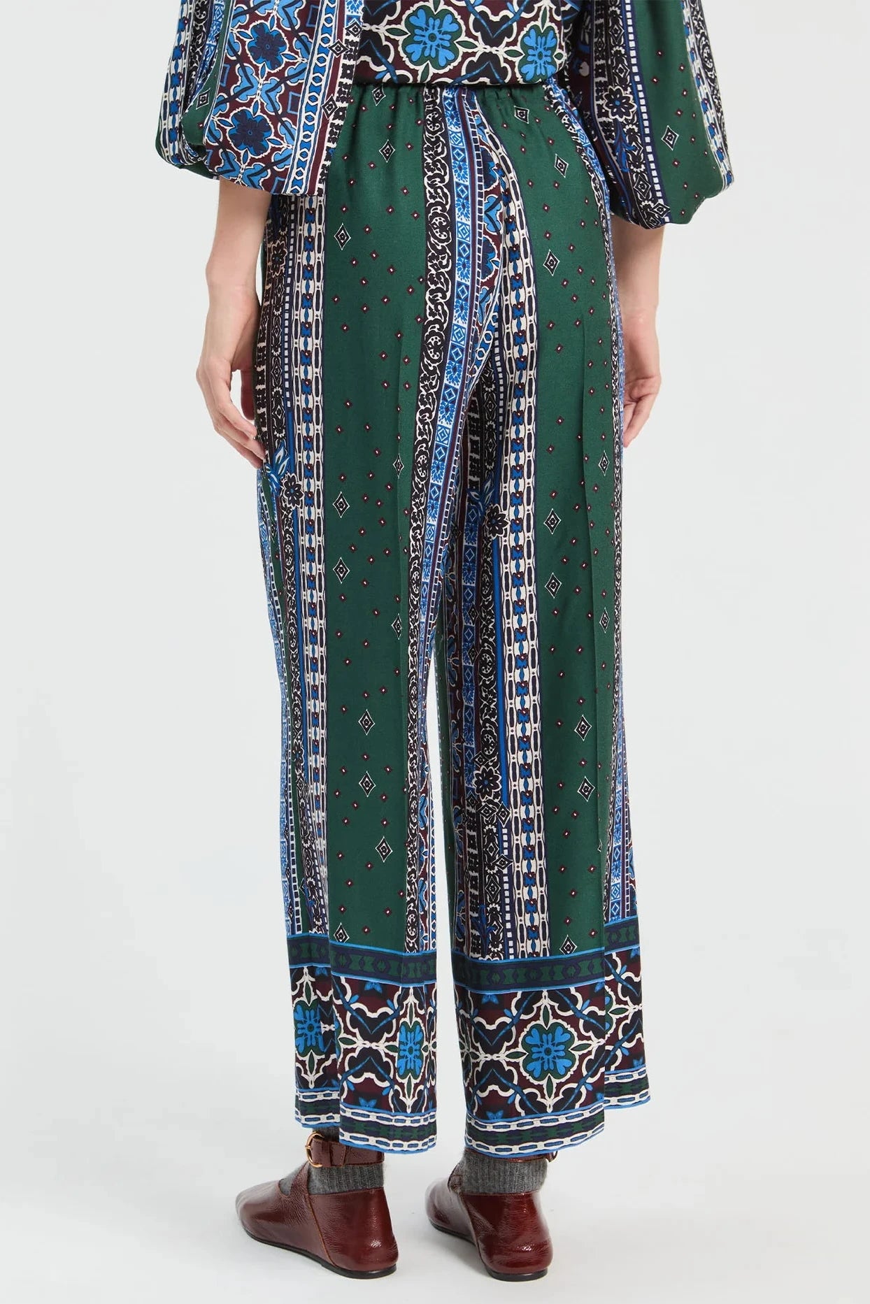 Border and Flower Trouser