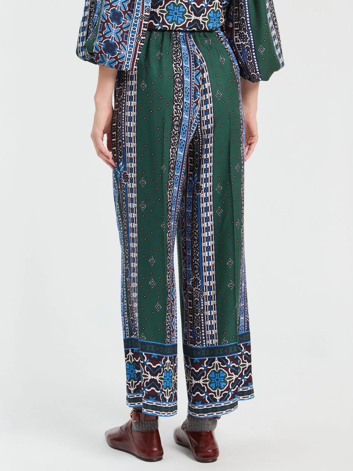 Border and Flower Trouser