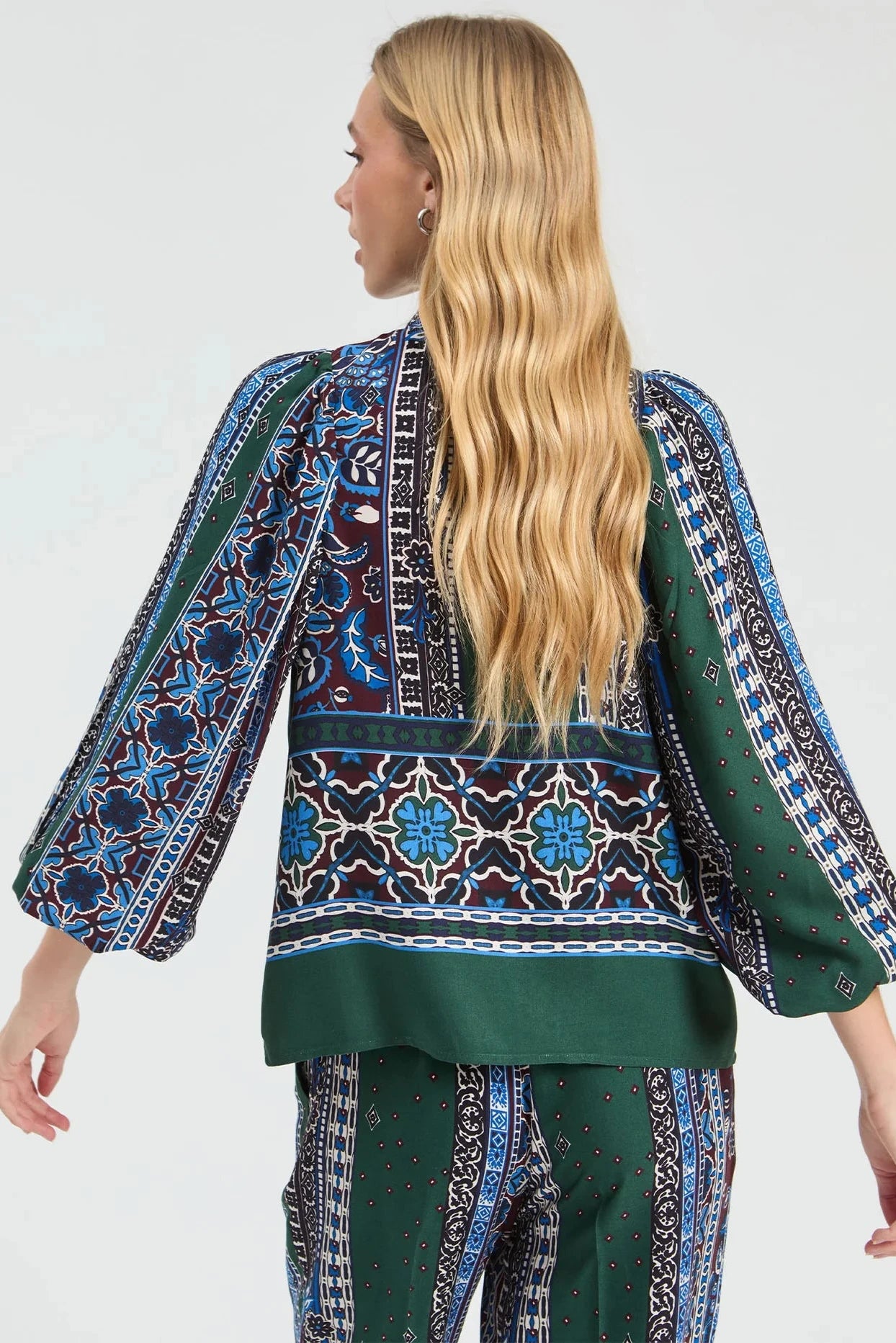 Border and Floral Shirt