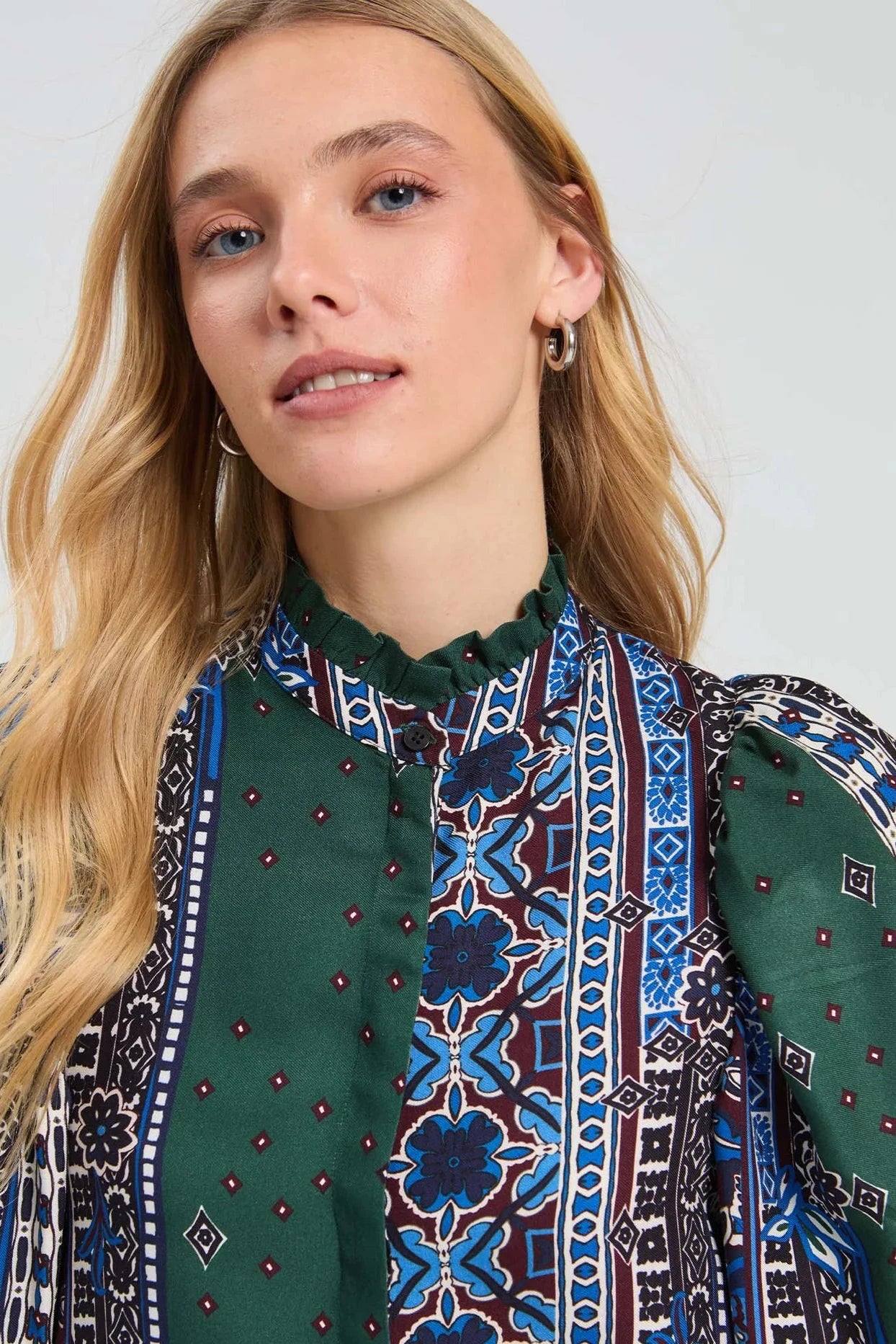 Border and Floral Shirt