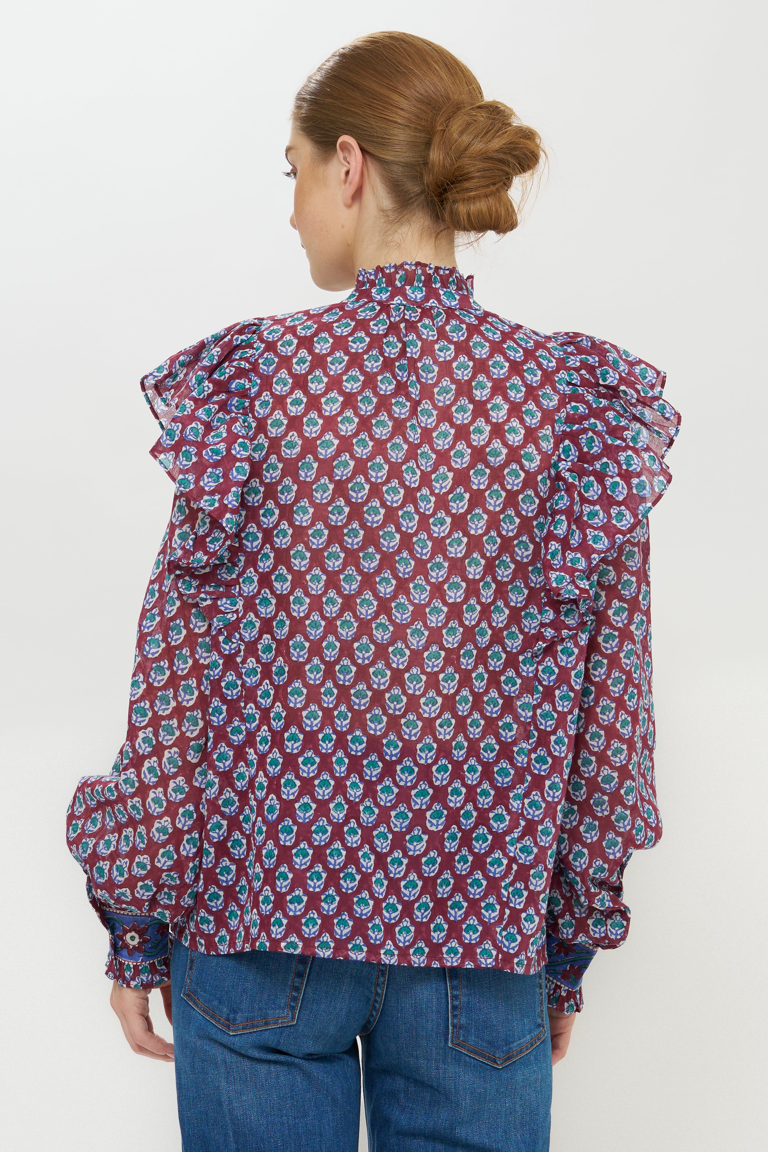 Elsie Blouse - Wine Zenica