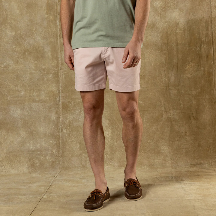 7" Gold School Chino Short - Washed Pink