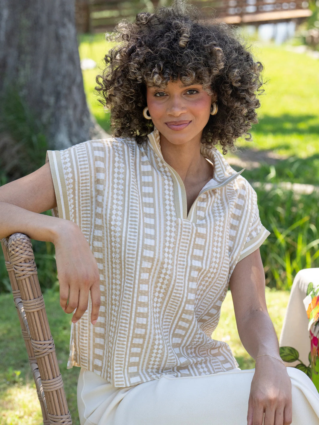 Riviera Top - Piazza Stripe