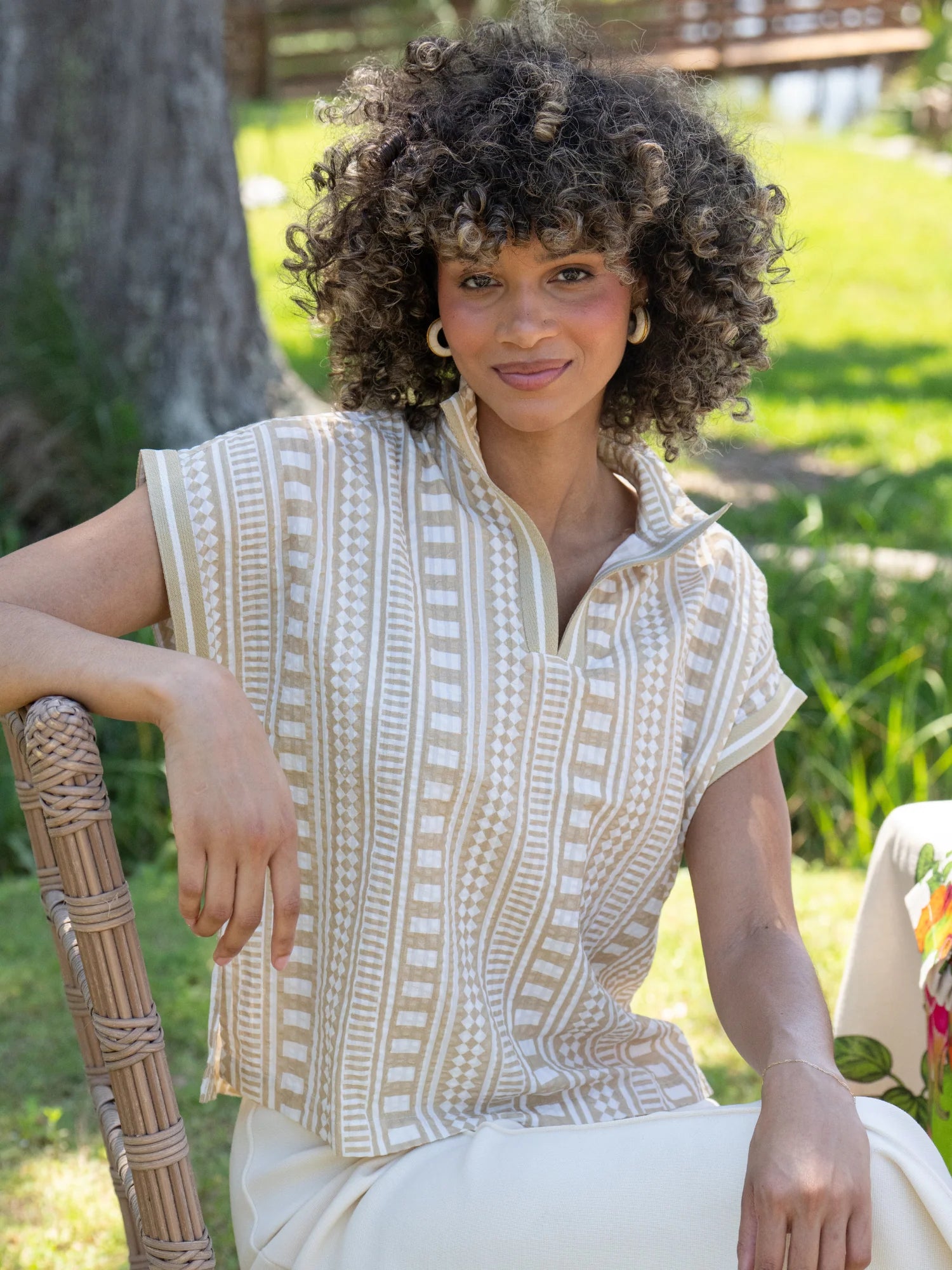 Riviera Top - Piazza Stripe