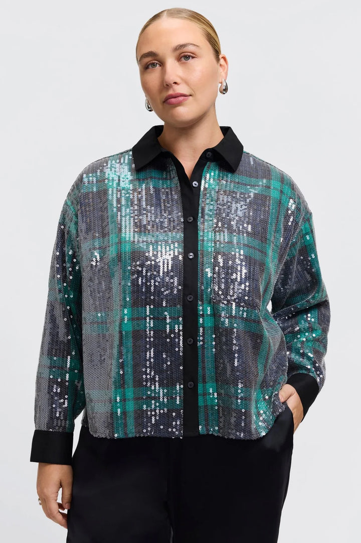 Marina Long Sleeve Seq Plaid