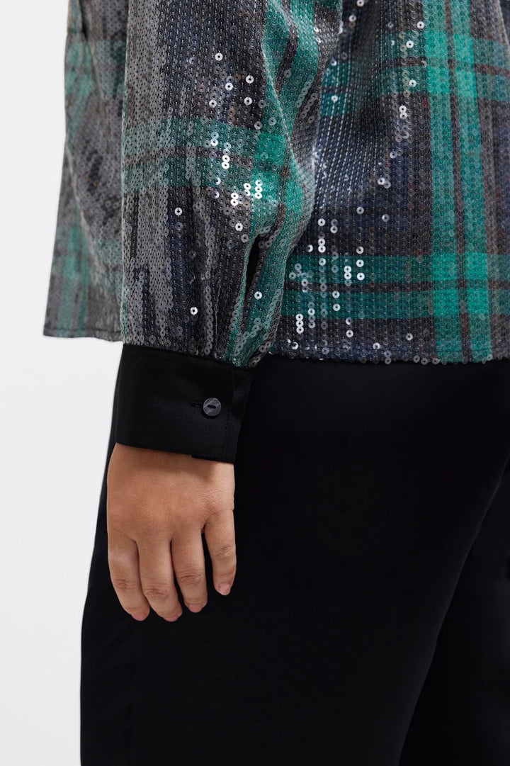 Marina Long Sleeve Seq Plaid