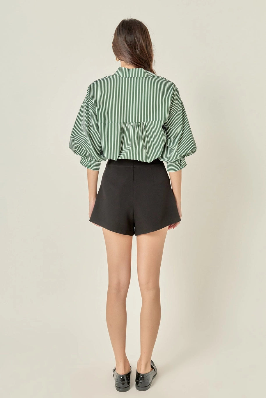 Margo Button-Down - Country Club Green