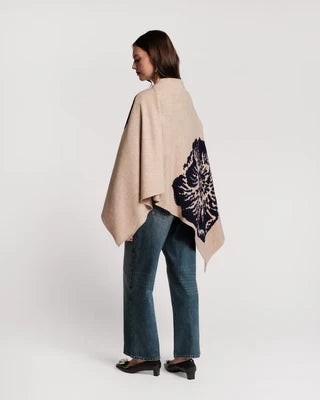 Ginny Wrap - Camel Chrysanthemum