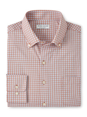 Murray Performance Poplin Sport Shirt Burnt Orange