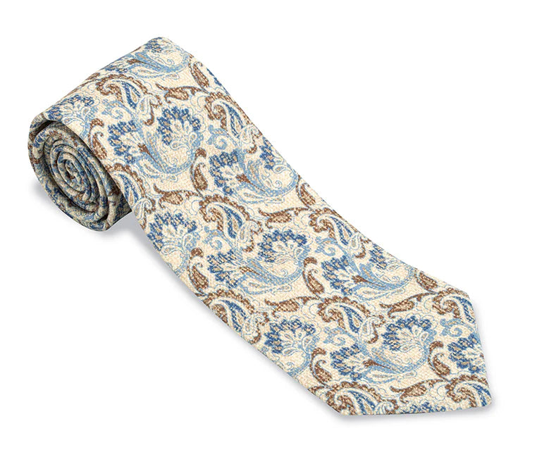 F5601 -  Blue Chester Paisley Necktie