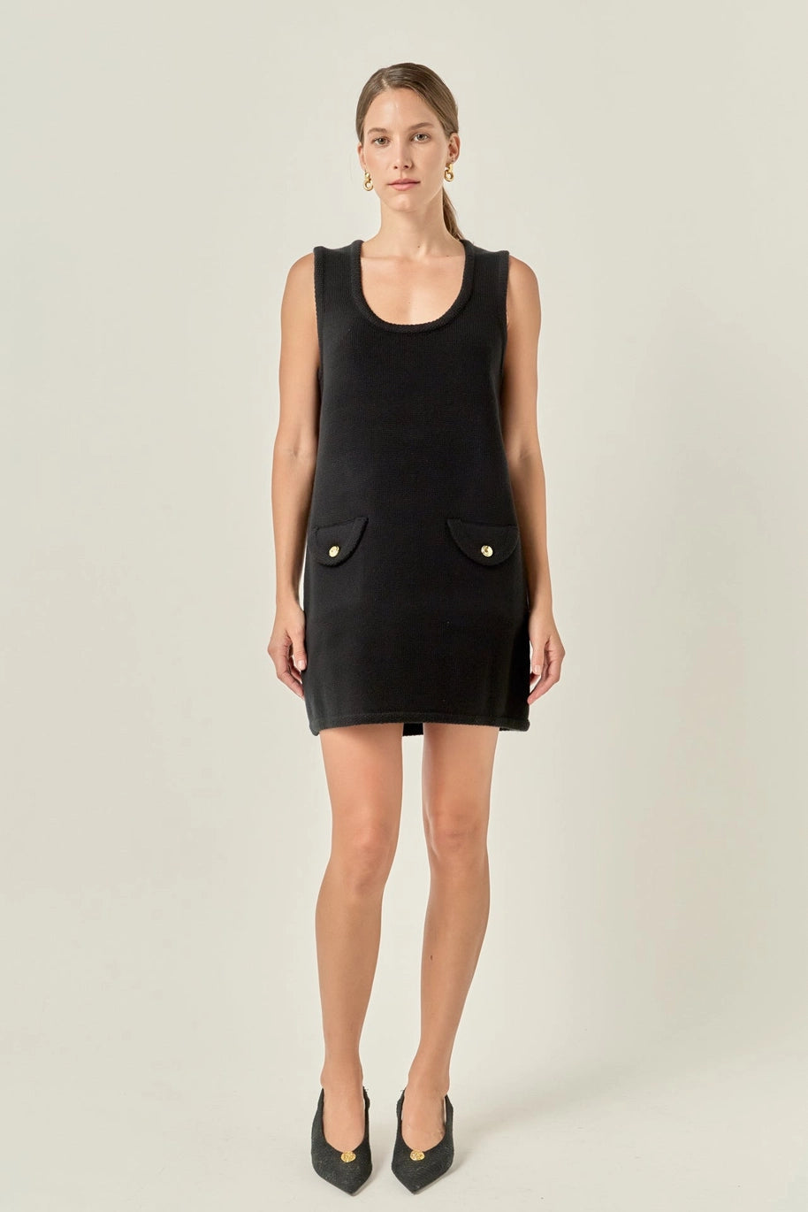 Francie Knit Mini - Black