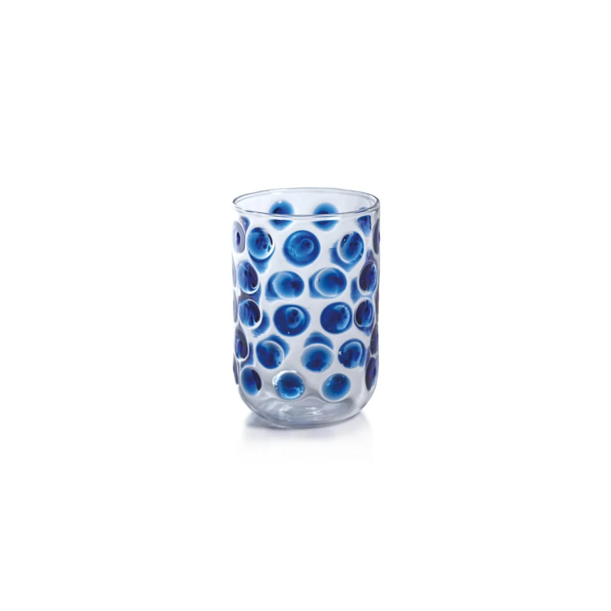 BMH - Blue Dot Glass Tumbler