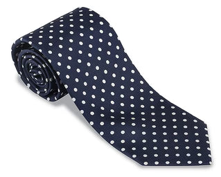 F713 Navy/Wht Windsor Dots