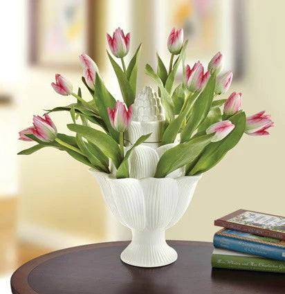 BMH - Small White Artichoke Tulipiere (1)