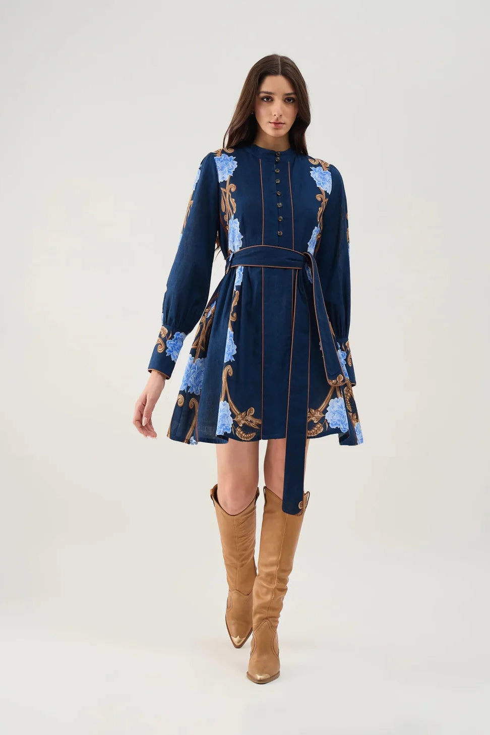 Nella Dress - Harvest Navy