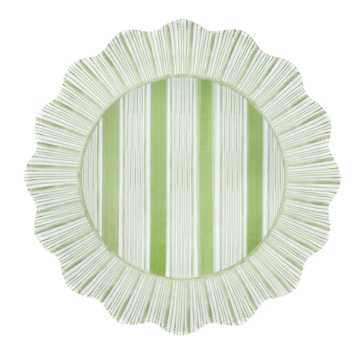 BMH - Cabana Stripe Melamine Dinner Plate Set/4 (2)