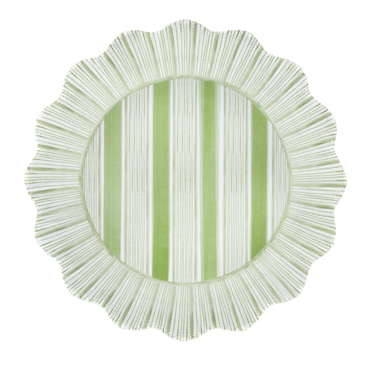 BMH - Cabana Stripe Melamine Dinner Plate Set/4 (2)