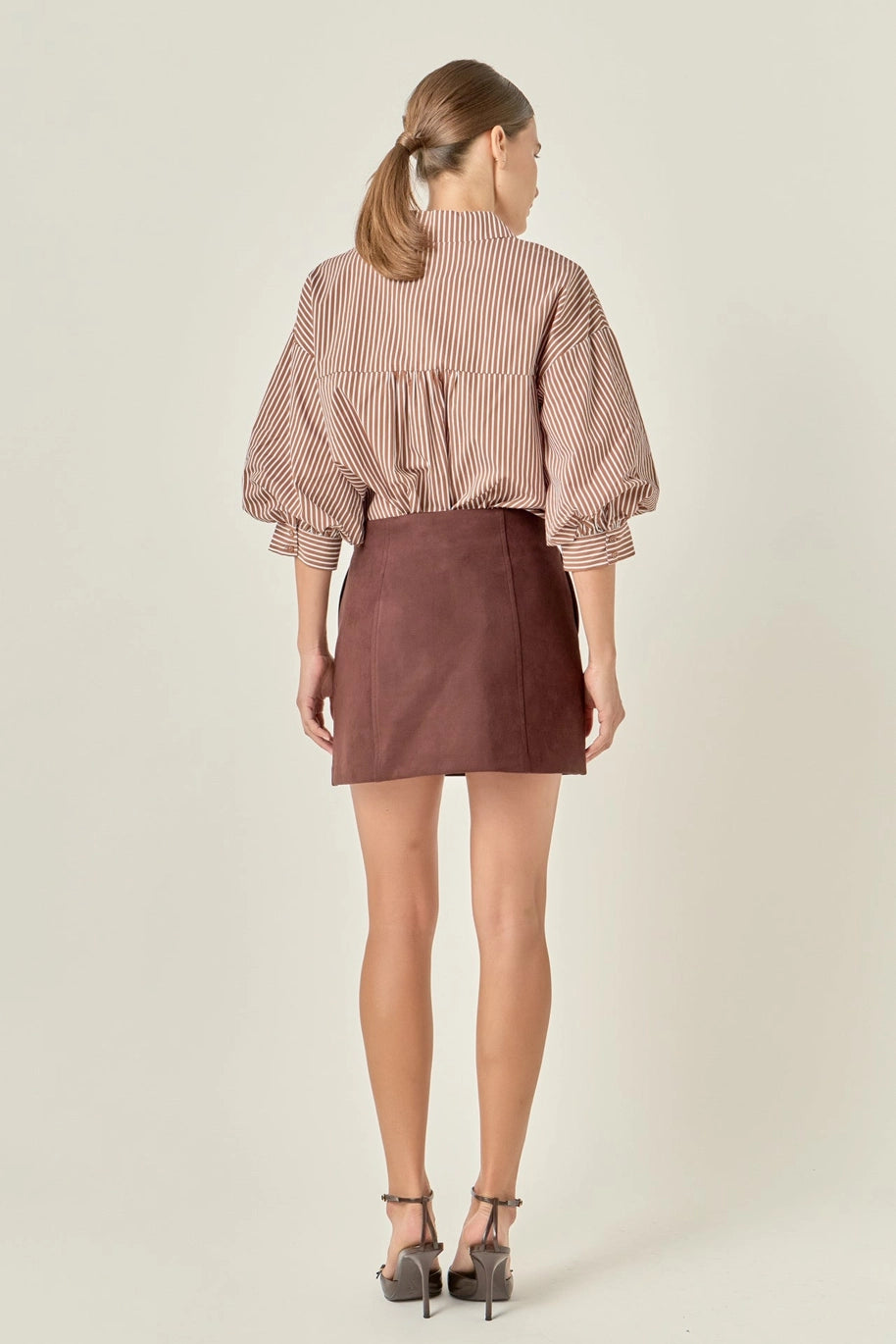 Margo Button-Down - Saddle Brown