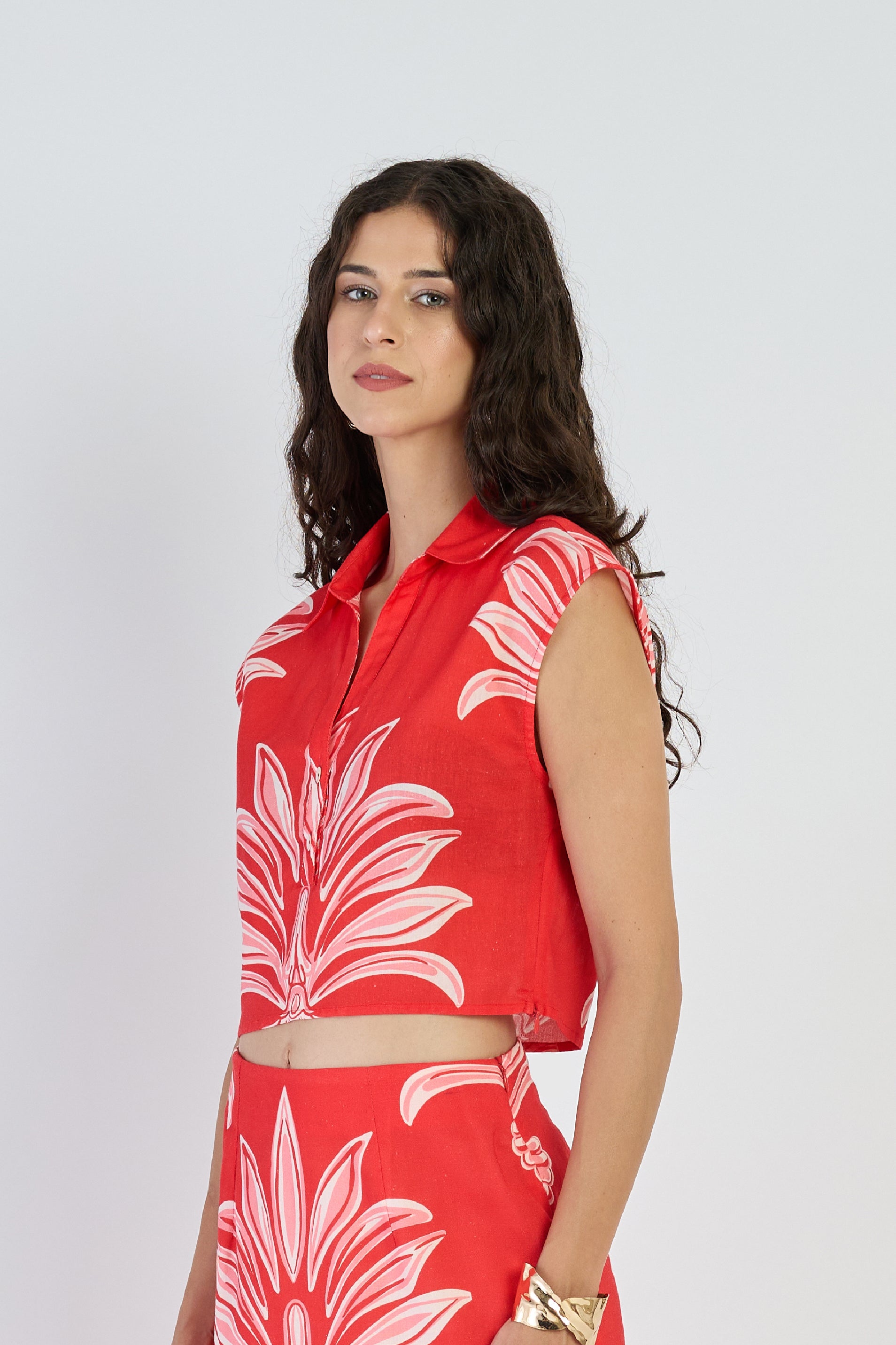 Alba Top - Palm Springs Rouge