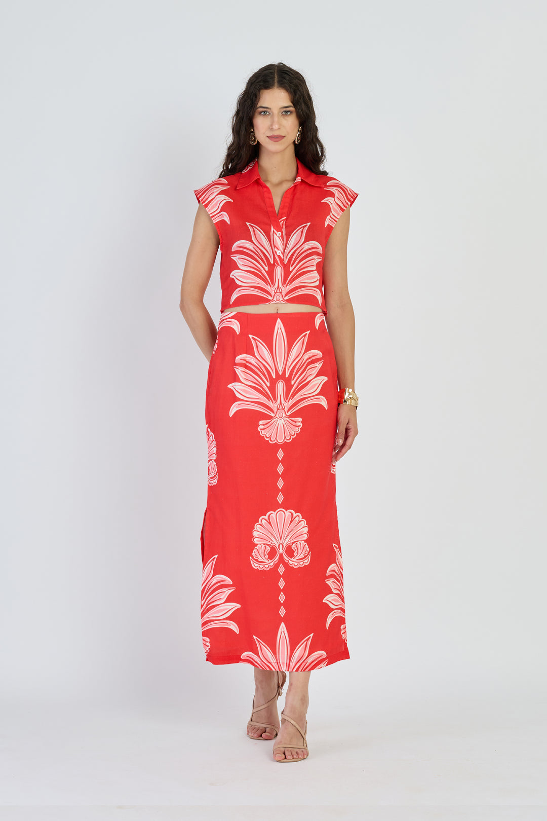 Alba Top - Palm Springs Rouge