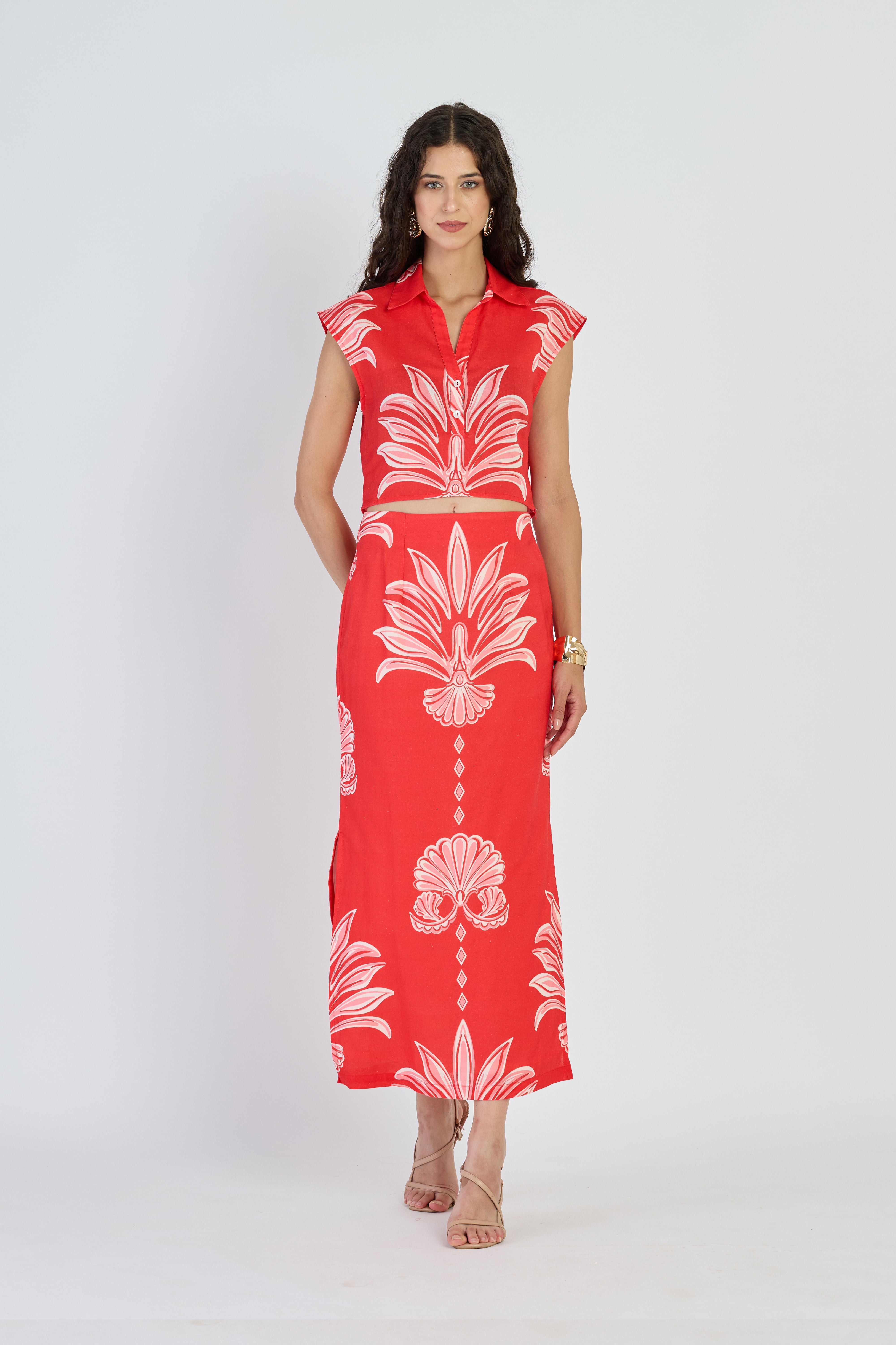 Alba Top - Palm Springs Rouge
