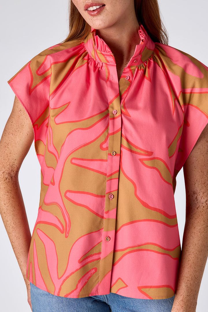 Billie Blouse - Pressed Floral