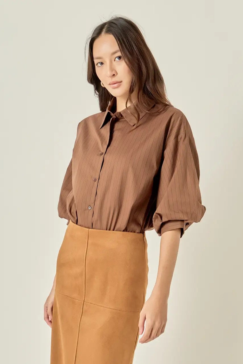 The Social Shirt - Espresso