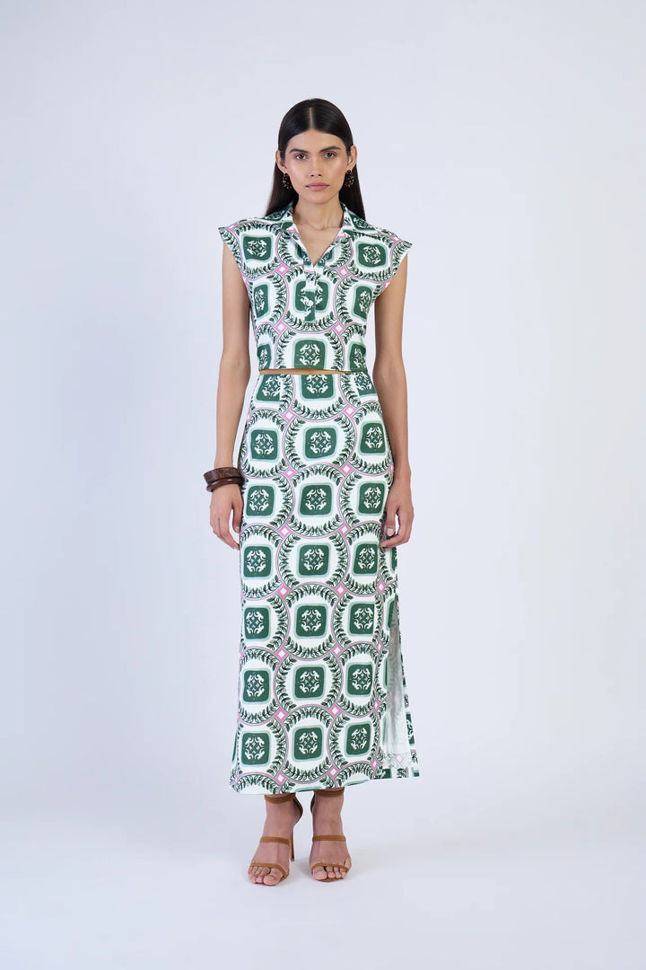 Aspen Skirt - Palermo Emerald