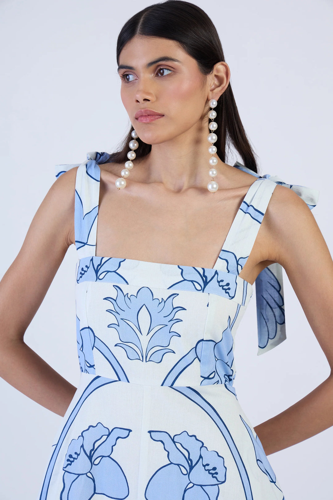 Pearl Dress - Monaco Celeste