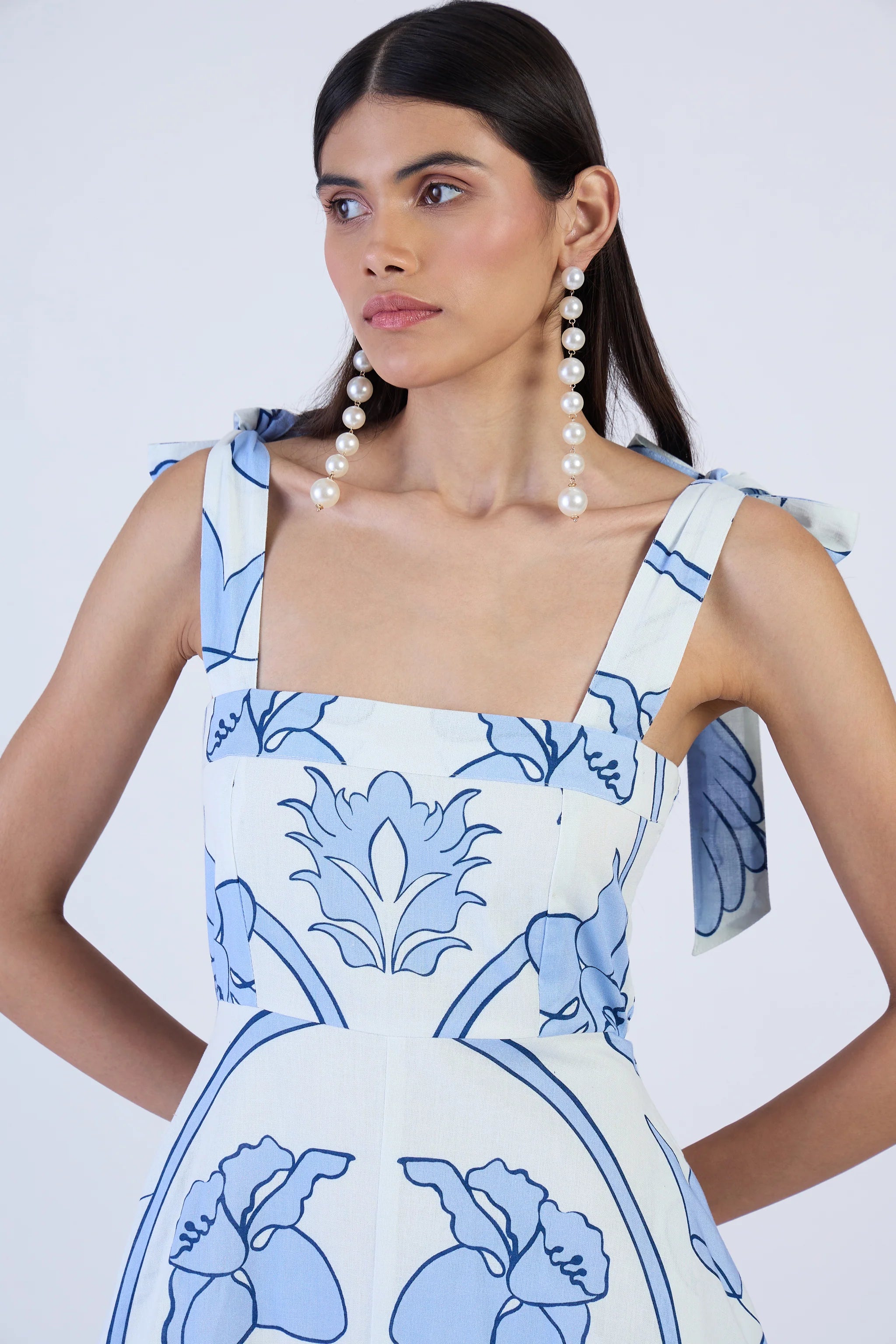 Pearl Dress - Monaco Celeste