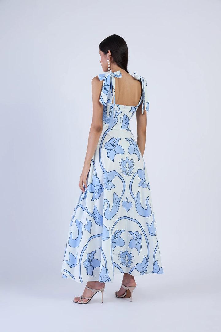 Pearl Dress - Monaco Celeste